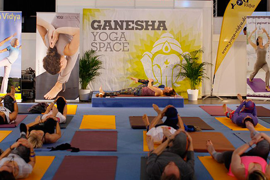 Besuche uns auf der Yogaworld in München