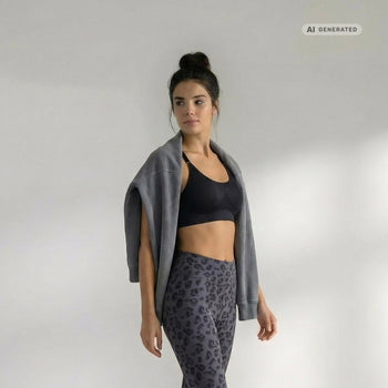 Yoga Soft Leggings Leo Bio Baumwolle Luna - grau Yoga Soft Leggings Leo Bio Baumwolle Luna - grau – AI GENERATED / KI-GENERIERT