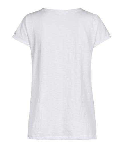 Sommer T-Shirt Namaste Bio Baumwolle - weiß | color:weiß |yoga sommer t-shirt namaste weiß