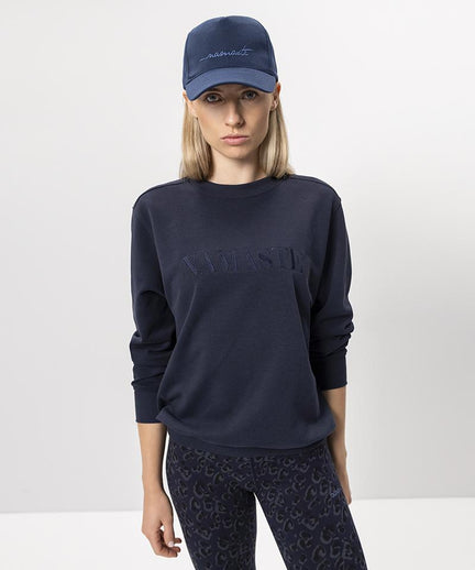 | color:blau |yoga sweater namaste blau