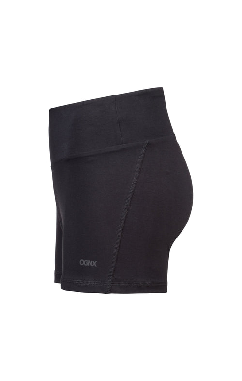 | color:schwarz |hot yoga shorts schwarz baumwolle