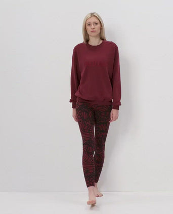 Sweater Omlicious Bio Baumwolle - rot | color:rot |yoga sweater om rot bio baumwolle