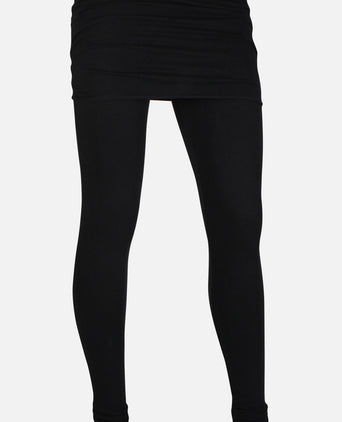 | color:schwarz |leggings mit rock schwarz baumwolle