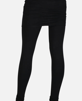 | color:schwarz |leggings mit rock schwarz baumwolle