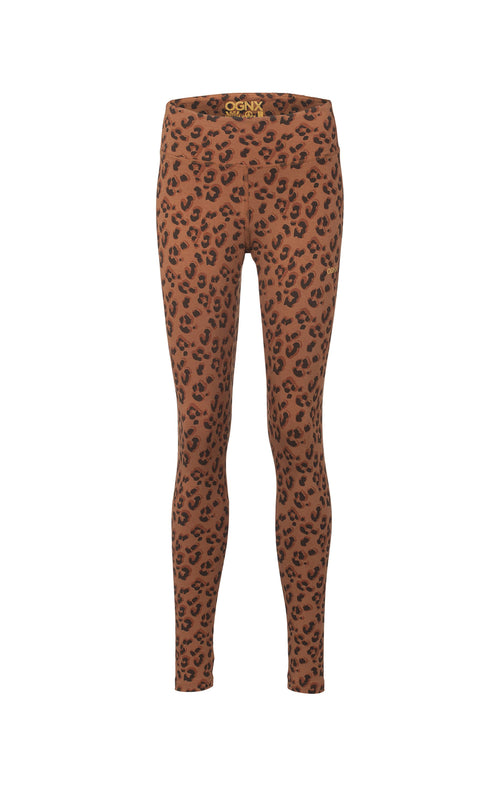 | color:braun |yoga leggings leo braun bio baumwolle tencelv