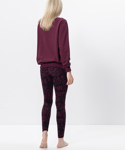 | color:rot |yoga sweater om rot bio baumwolle