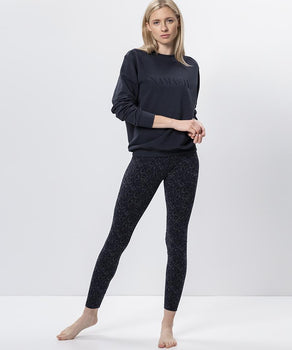 Leggings Leo Bio Baumwolle - blau | color:blau |leggings leo blau bio baumwolle nachhaltig