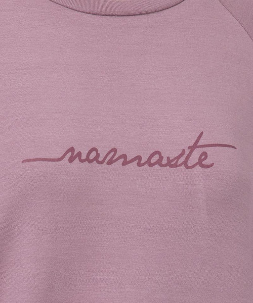 | color:pink |yoga sweater namaste pink tencel
