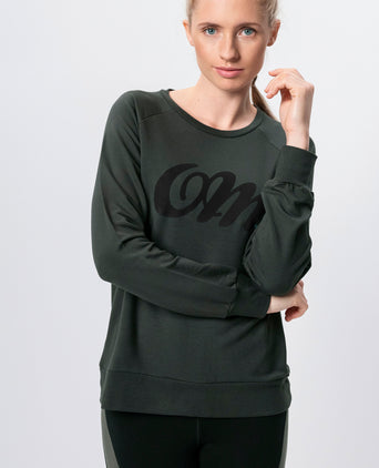 Lounge Sweater OM Tencel™ - grün | color:grün |yoga pulli OM lenzing grün