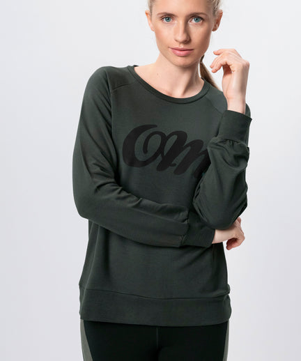 Lounge Sweater OM Tencel™ - grün | color:grün |yoga pulli OM lenzing grün