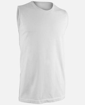 Air Tank polyester ♻️ - weiss | color:weiss |yoga tank männer weiss