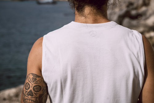 | color:weiss |yoga tank männer weiss