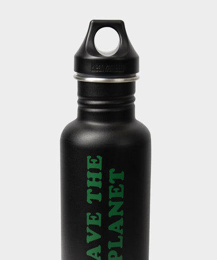 Drinking Bottle Save the Planet | color:schwarz |trink flasche nachhaltig