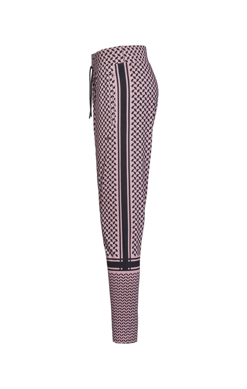| color:rosa |yoga harem hose keffiah muster |yoga kleidung