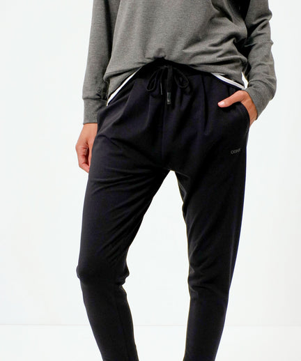Harem Pants Bio Baumwolle - schwarz | color:schwarz |yoga hose harem schwarz |yoga kleidung