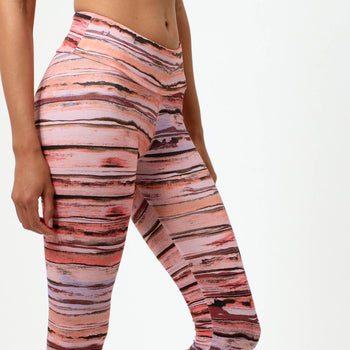 Leggings Aquarell Bio Baumwolle - rosa | color:rosa |yoga leggings rosa bio baumwolle