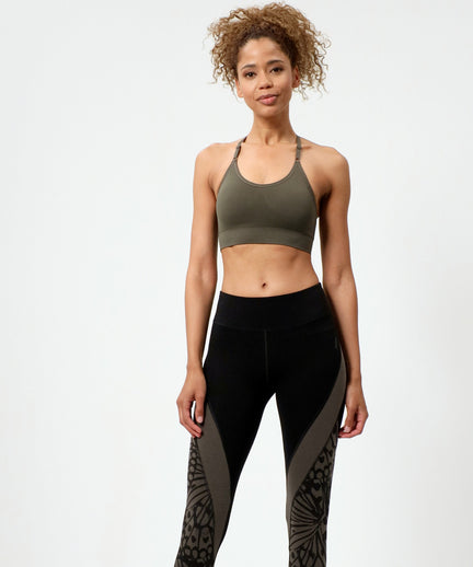 Leggings Carving Butterfly Tencel™ Bio Baumwolle - grün | color:grün |yoga leggings schwarz tencel baumwolle