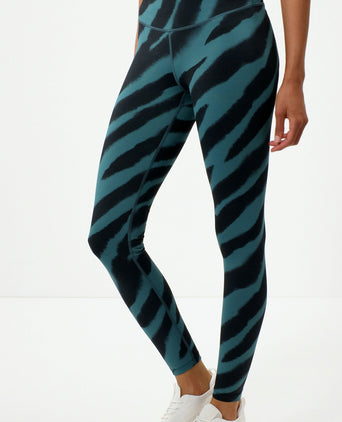 Leggings Flow Polyamid ♻️ - grün | color:grün |yoga sport leggings zebra grün
