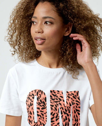 Loose T-Shirt OM Bio Baumwolle - orange | color:orange |yoga t-shirt OM orange