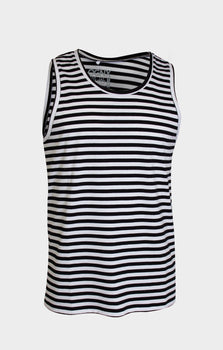 Tank Perfect Basic Bio Baumwolle - weiss | color:weiss |yoga tank gestreift männer