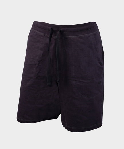 Vintage Shorts Bio Baumwolle - schwarz | color:schwarz |yoga shorts männer schwarz bio baumwolle