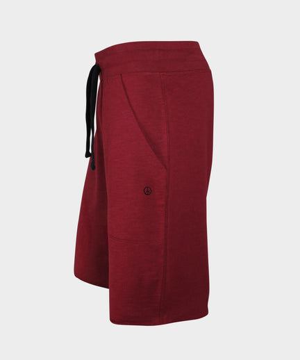 Vintage Shorts Bio Baumwolle - rot | color:red |yoga shorts men red