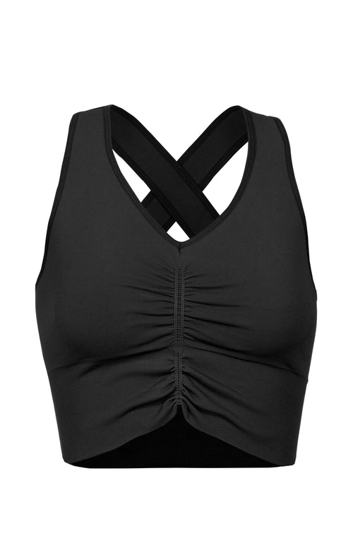 | color:schwarz |yoga bh schwarz mittlerer halt