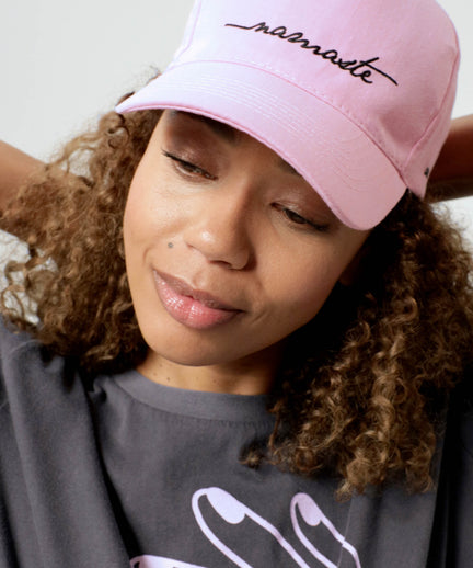 | color:rosa |yoga cap namaste rosa