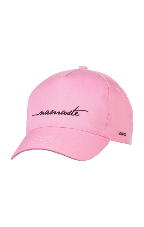 | color:rosa |yoga cap namaste rosa