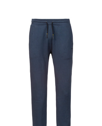 Jogger pants organic cotton - blue | color:blau |yoga hose männer blau bio baumwolle
