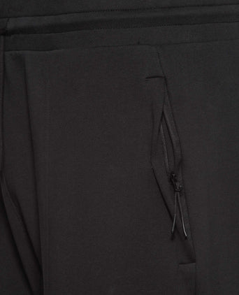 Jog Pants Deluxe organic cotton - black | color:schwarz |yoga hose schwarz tasche reißverschluss