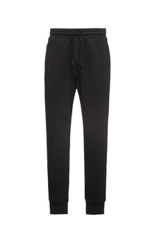 Jog Pants Deluxe Bio Baumwolle - schwarz | color:schwarz |yoga hose schwarz tasche reißverschluss