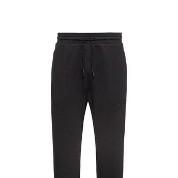 Jog Pants Deluxe organic cotton - black | color:schwarz |yoga hose schwarz tasche reißverschluss