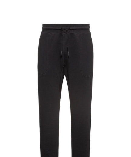 Jog Pants Deluxe organic cotton - black | color:schwarz |yoga hose schwarz tasche reißverschluss