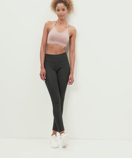 Leggings Keffiah organic cotton - gray | color:grau |yoga leggings baumwolle keffiah |yoga kleidung