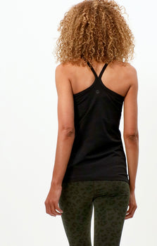 Basic Top 2.0 Bio Baumwolle - schwarz | color:schwarz |enges yoga tank schwarz baumwolle