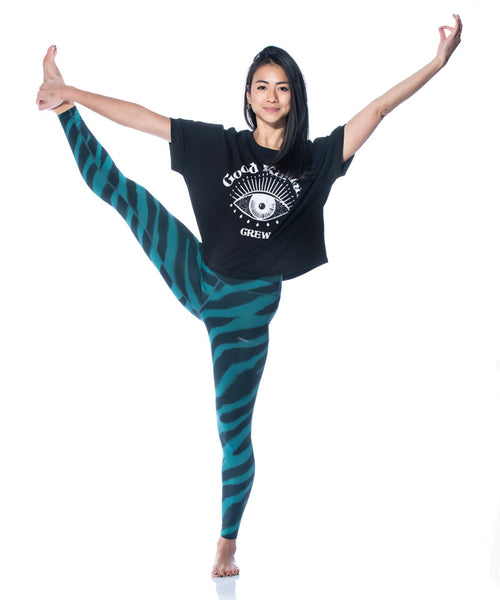 | color:schwarz |yoga t-shirt LYLA Soul Yoga schwarz yoga |t-shirt Good Karma Crew ognx 108