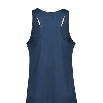 Loose Tank Lotus Flower Tencel™ - blau | color:blau |yoga tank lotus flower tencel |yoga kleidung