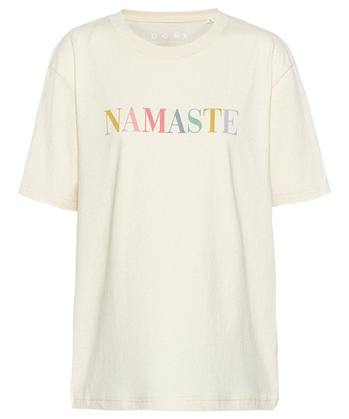 | color:weiss |yoga t-shirt namaste weiss