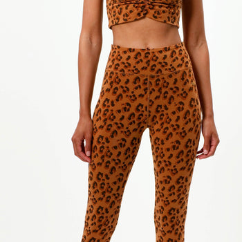 Leggings Leo Tencel™ Bio Baumwolle - braun | color:braun |yoga leggings leo braun bio baumwolle tencel