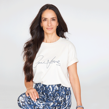 Loose T-Shirt One Love by Nina Heitmann - weiß | color:weiß |yoga t-shirt nina heitmann yoga |t-shirt one love
