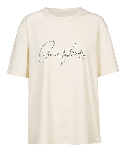 Loose T-Shirt One Love by Nina Heitmann - weiß | color:weiß |yoga t-shirt nina heitmann yoga |t-shirt one love