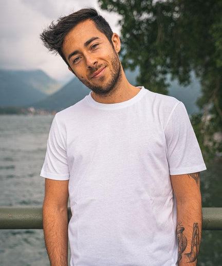 T-shirt Perfect Basic organic cotton - white | color:weiss |yoga t-shirt männer weiss