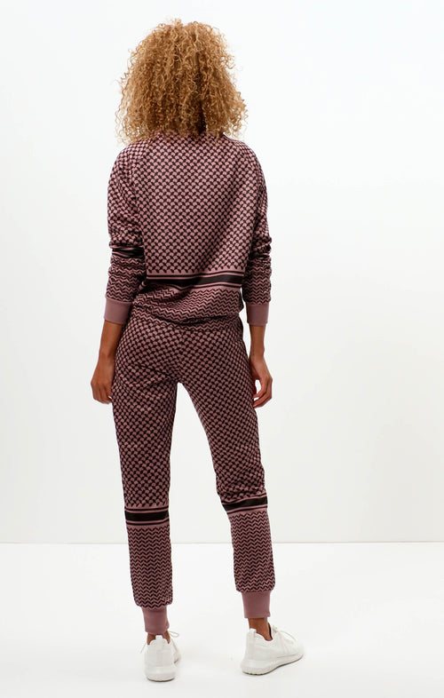 | color:rosa |yoga sweater keffiah rosa