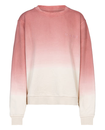 | color:rot |Sweatshirt Dip Dye |Yoga Pulli 