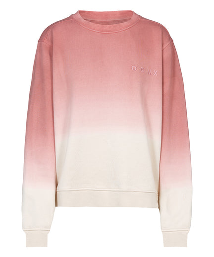 Sweatshirt Dip Dye organic cotton - red | color:rot |Sweatshirt Dip Dye |Yoga Pulli