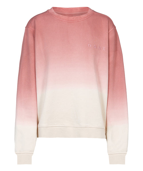 | color:rot |Sweatshirt Dip Dye |Yoga Pulli