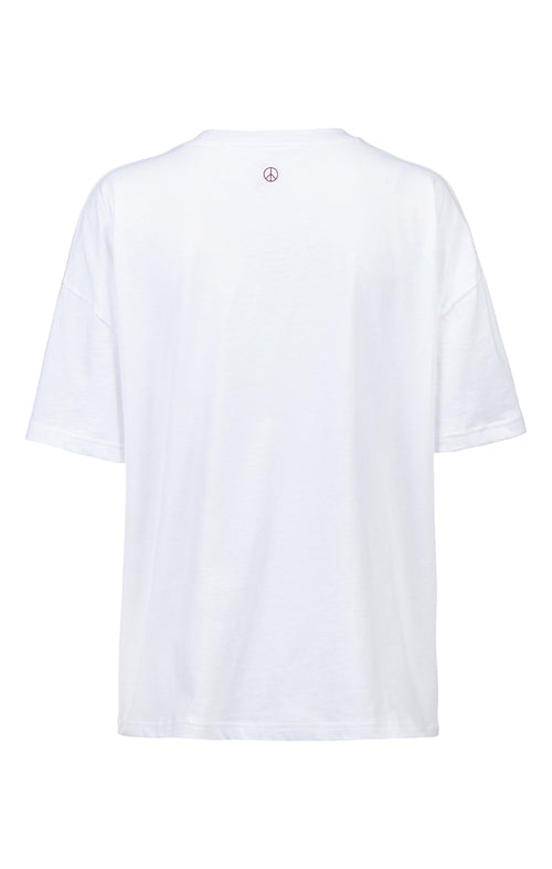 | color:weiß |yoga tshirt hamsa hand weiß bio baumwolle