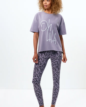 | color:lila |t-shirt ohlala lila bio baumwolle