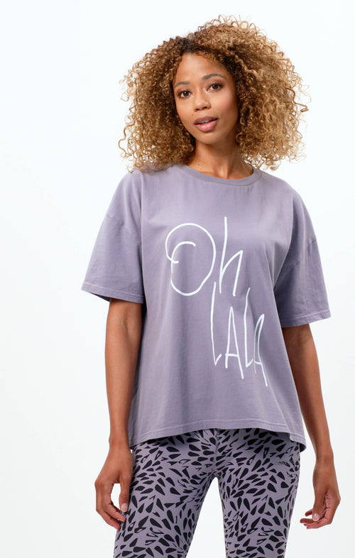 | color:lila |t-shirt ohlala lila bio baumwolle